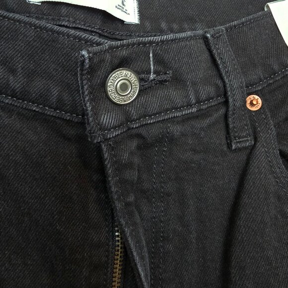 Abercrombie & Fitch 90s Relaxed Jeans 28 Black NWT - Picture 4 of 8